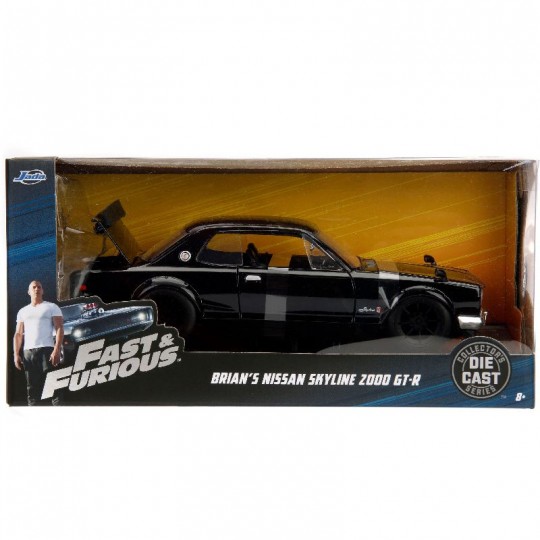 Miniature 1:24 Fast & Furious Nissan Skyline 2000 GT-R 1971 - Jada Toys Jada Toys - 2