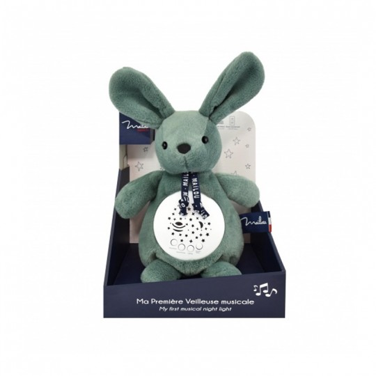 Veilleuse musicale Lapin vert sauge - Maïlou Tradition Maïlou Tradition - 1
