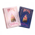 Jeu de 54 cartes Ultimates Disney Princesses Rose & Bleu - Bicycle