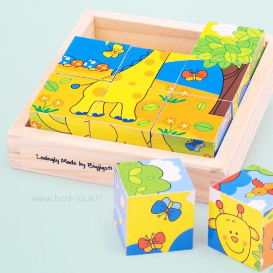 Puzzle Cube Safari - Bigjigs BigJigs Toys - 2