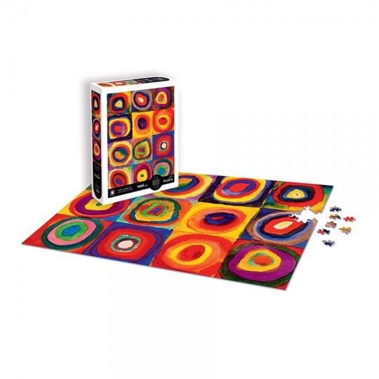 Puzzle 1000 pcs Carrés et cercles concentriques, Vassily Kandinski - Calypto Calypto - 3