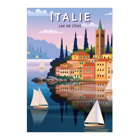 Puzzle 500 pcs Italie, Lac de Côme - Calypto Calypto - 3