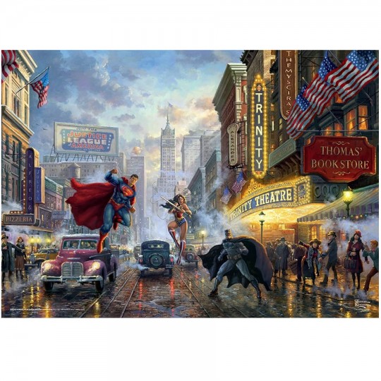 Puzzle 1000 pcs DC, Batman, Superman & Wonder Woman - Puzzles Schmidt Schmidt - 3