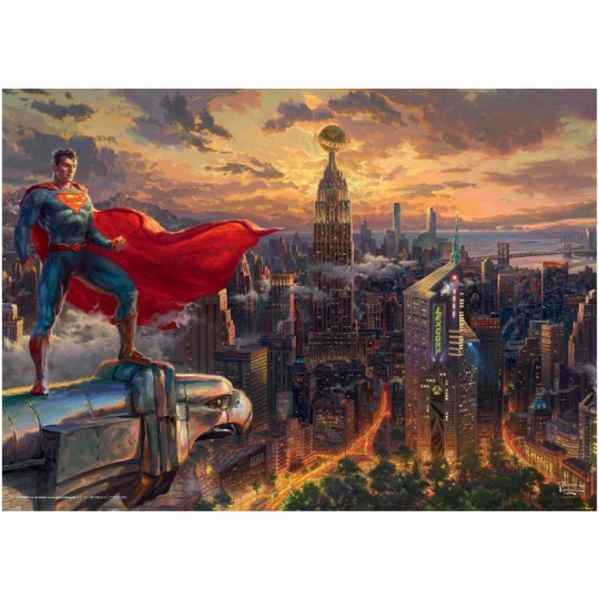 Puzzle 1000 pcs DC, Superman Protecteur de Metropolis - Puzzles Schmidt Schmidt - 3