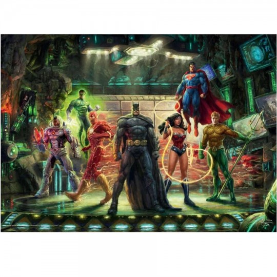 Puzzle 1000 pcs DC, The Justice League - Puzzles Schmidt Schmidt - 3