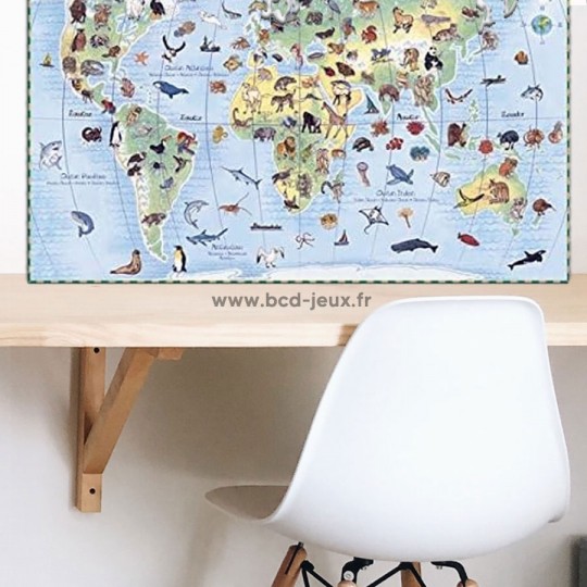 Puzzle Observation - Les animaux du monde 100 pièces + livret Djeco - 2
