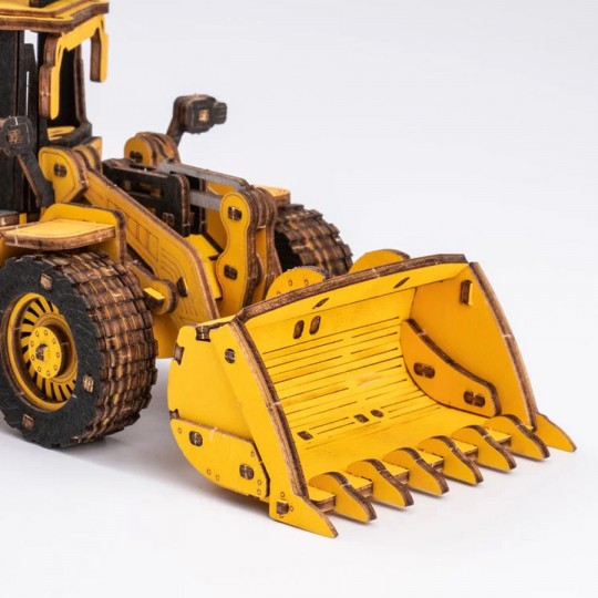 Bulldozer - Puzzle en Bois 3D Rokr Rokr - 2