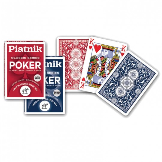 Cartes Poker Classic Séries Toilée - Piatnik Piatnik - 1