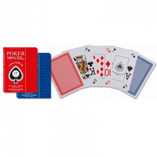 Jeu de 54 cartes Poker Texas Hold'em - Piatnik Piatnik - 1