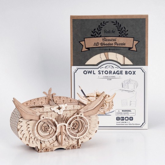 Pot à crayon DIY - Owl Box - Rolife Rolife - 4