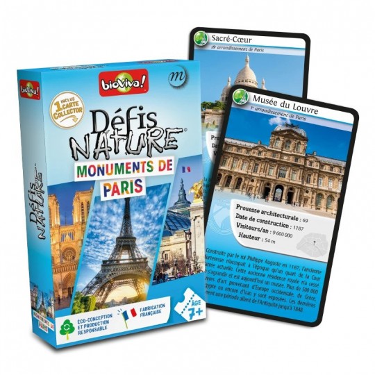 Défis Nature - Monuments de Paris Bioviva Editions - 2