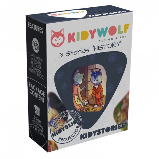 KIDYSTORIES 3 histoires "voyage dans le temps" pour kidyslide - Kidywolf Kidywolf - 1