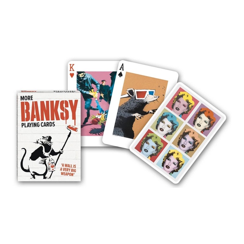 Boite de Jeu de 55 cartes More Banksy - Piatnik