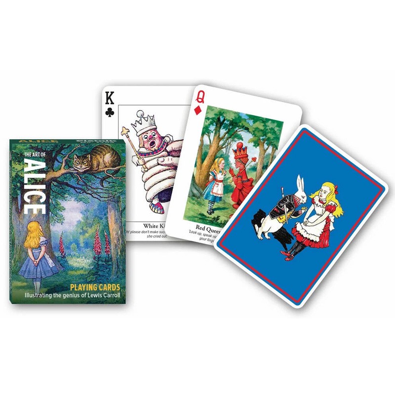 Boite de Jeu de 55 cartes The Art of Alice - Piatnik
