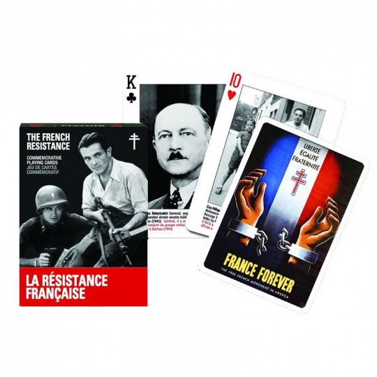 Jeu de 55 cartes La Résistance Française - Piatnik Piatnik - 1