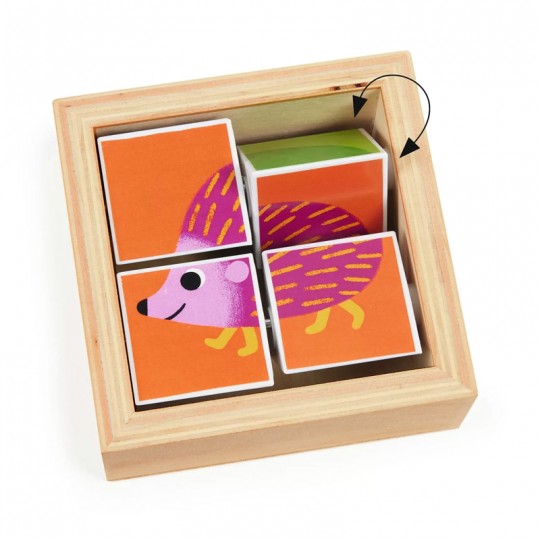 Puzzle 4 pcs Tournibist - Djeco Djeco - 2