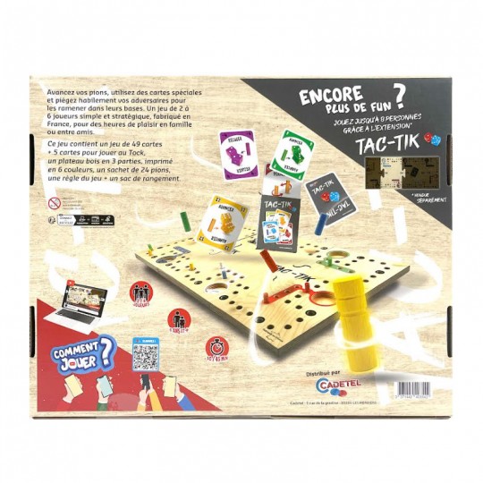 Jeu du Tac-Tik pour 2 à 6 joueurs Cadetel - 3