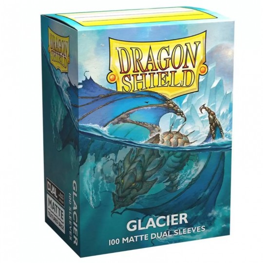 100 Sleeves Standard Dragon Shield Dual Matte Glacier Dragon Shield - 1