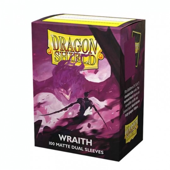 100 Sleeves Standard Dragon Shield Dual Matte Wraith Dragon Shield - 1