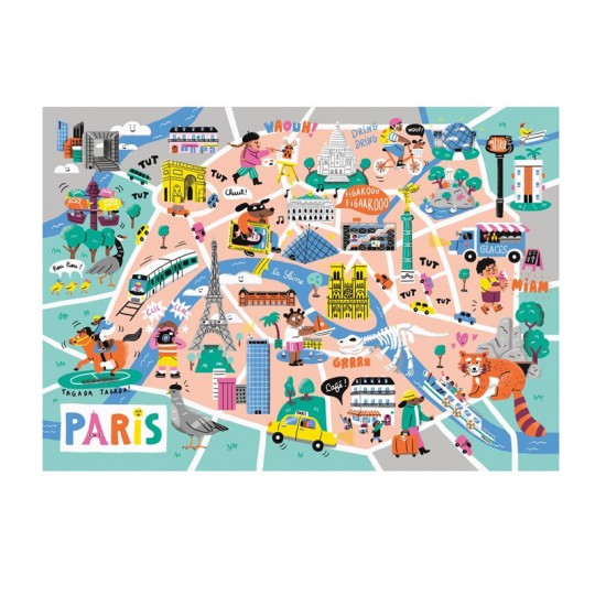 Puzzle 50 pcs Ballade à Paris - Puzzle Michèle Wilson Puzzle Michèle Wilson - 2