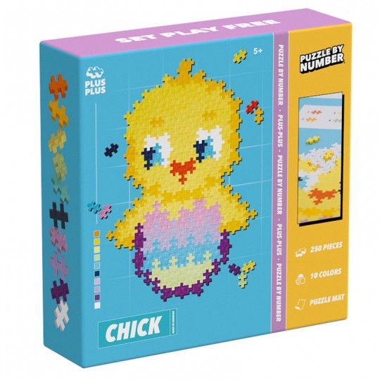 Puzzle Poussin 250 Pcs - Plus Plus Plus Plus - 3