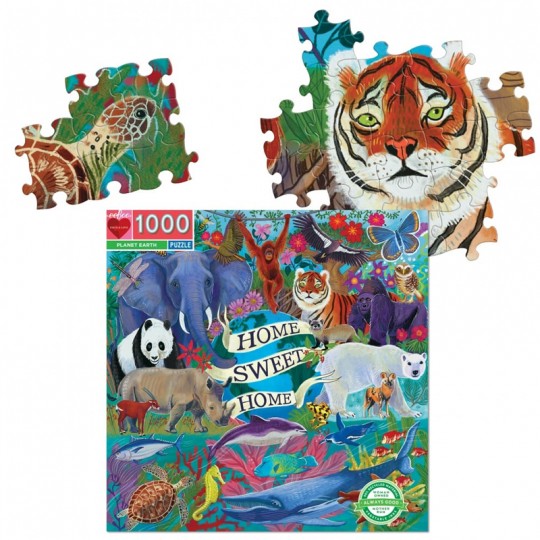 Puzzle Planet Earth - 1000 pcs Eeboo - 4