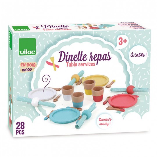 Dinette repas en bois - Vilac Vilac - 5