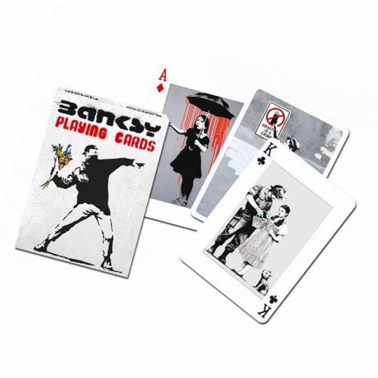 Jeu de 55 cartes - Thème Banksy Piatnik - 1