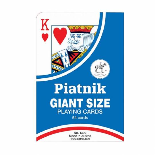 Jeu de 54 cartes Géantes Piatnik - 1