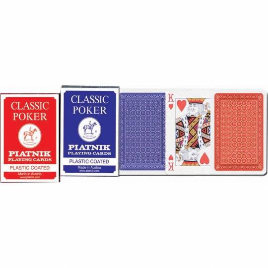 Jeu de 55 cartes Classic Poker Piatnik - 1