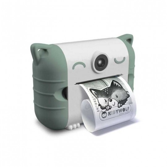 Kidywolf Kidyprint Appareil photo impression thermique vert Kidywolf - 1