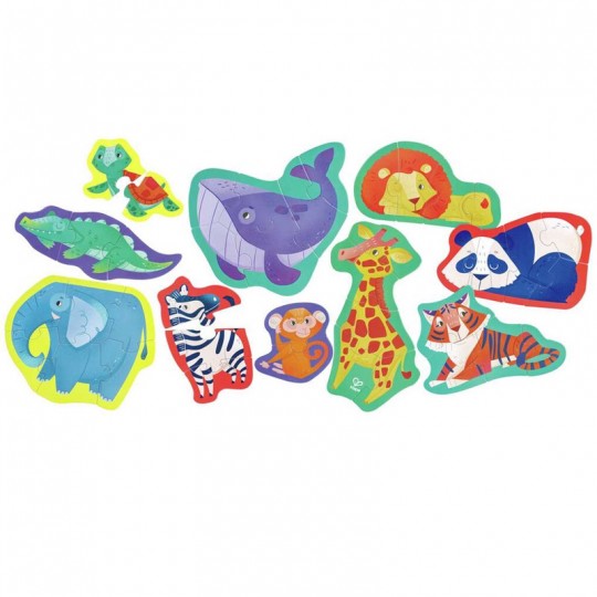 Puzzle Les Animaux Sauvage - Hape Hape - 2