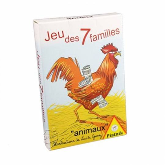 Jeu de 7 Familles Animaux de la Ferme Piatnik - 1