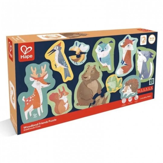 Puzzle Les Animaux de la Forêt - Hape Hape - 2