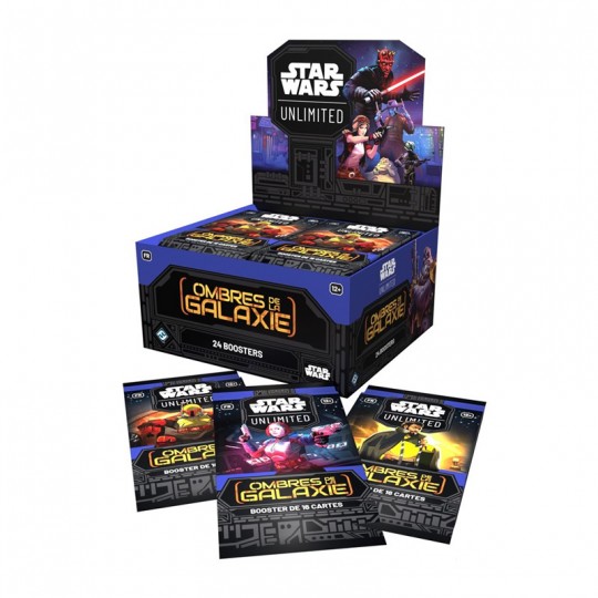 SW Unlimited : Ombres de la Galaxie - Boite de 24 Boosters FR Fantasy Flight Games - 1