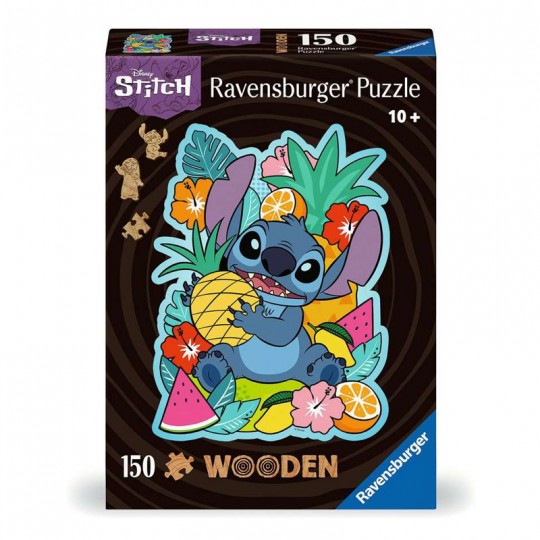 Puzzle en bois Forme 150 pcs Disney Stitch - Ravensburger Ravensburger - 1