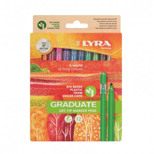 Etui 12 x marqueurs Lyra Graduate Art-Tip LYRA - 1