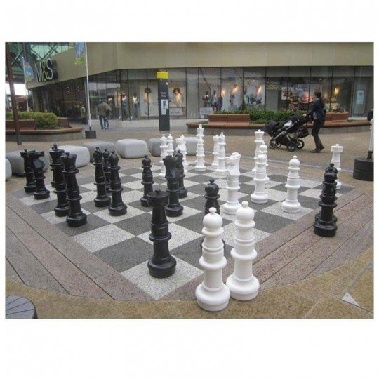 Extension Blanche de 30cm à l'unité : Echecs géants Uber Games - 3