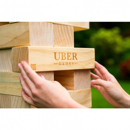 Jenga géant 2m - taille : Mega 2m - Ubergames Uber Games - 5