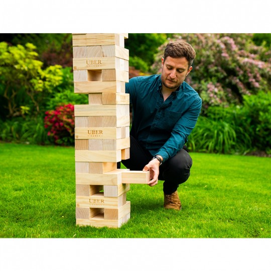 Jenga géant 2m - taille : Mega 2m - Ubergames Uber Games - 4