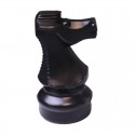 Cavalier Noir 22cm à l'unité pour Echecs géant 30 cm Uber Games - 1 Cavalier Noir 22cm à l'unité pour Echecs géant 30 cm Uber Games - 1