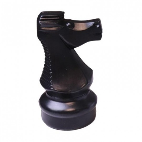 Cavalier Noir 22cm à l'unité pour Echecs géant 30 cm Uber Games - 1