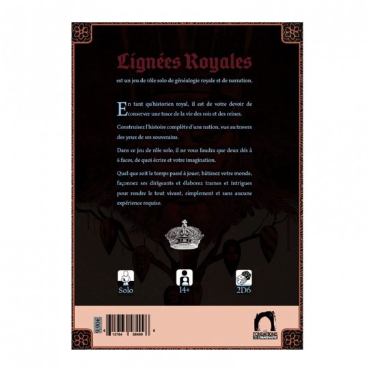 Lignées Royales - Jeu de Rôle Solo Les Fondations de l'Imaginaire - 2