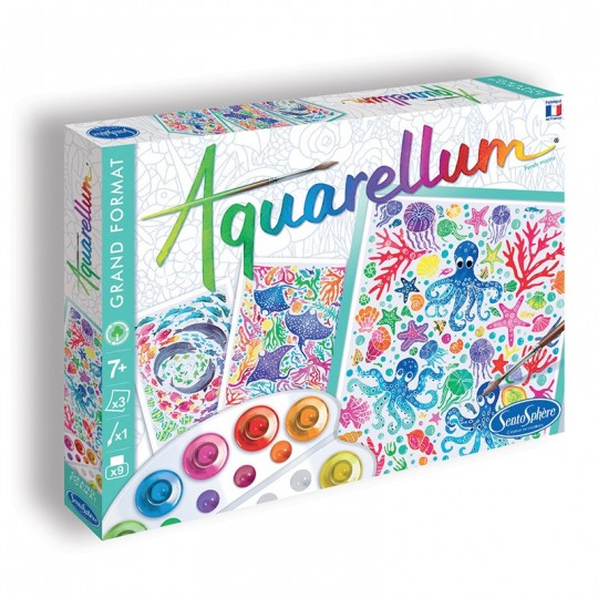 Aquarellum Grand Format Fonds Marins - Sentosphère SentoSphère - 2