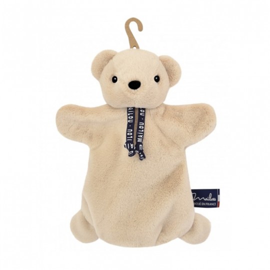 Doudou marionnette Dorlotin Ours Beige - Maïlou Tradition Maïlou Tradition - 1