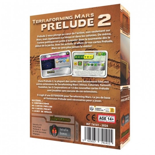 Terraforming Mars - Prelude 2 VF FryxGames - 2