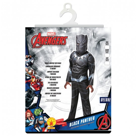 Déguisement luxe Black Panther 5-6 ans - Rubies Rubies - 2