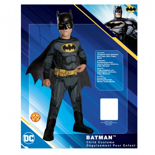Déguisement classique Batman Noir et Jaune 5-6 ans - Rubies Rubies - 2