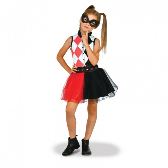 Robe Tutu Harley Quinn + loup 5-6 ans - Rubies Rubies - 1