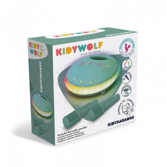 Kidywolf Kidykaraoke Enceinte karaoké tout-en-un Vert Kidywolf - 5